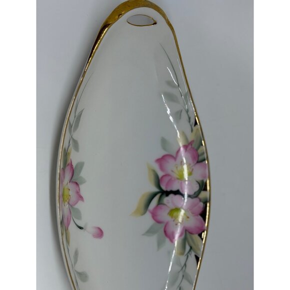 VTG Noritake Azalea Hand-Painted Oval Serving Dish 12" Pink Floral Japan 19322 - Picture 2 of 6